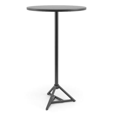Imagem de Mesa Bistrô Redonda Alta 105,7cm x 60cm para 2 Pessoas - Plaxmetal SJ,