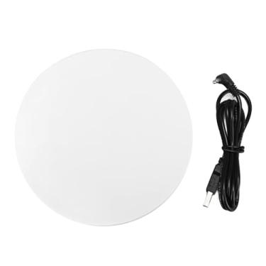 Imagem de Suporte de Exibição Giratório Elétrico, Rotação de 360 ​​graus, Carga de 3kg, Plataforma Giratória Usb para Artesanato de Relógios de Jóias