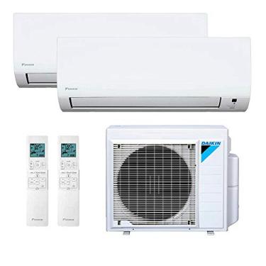 Imagem de Ar Condicionado Bi Split Inverter Daikin 18.000 Btus (2x Evap 9.000) Quente e Frio 220v
