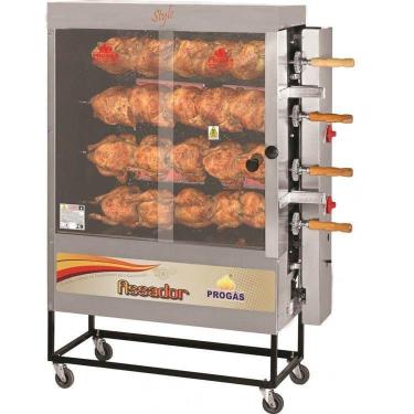 Imagem de Assador de frangos inox a gas progas 20 frangos 127/220v mod.pr-621 ref. P24417