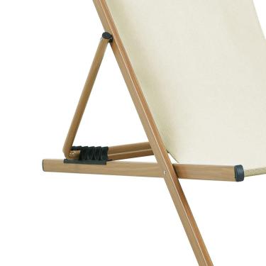 Imagem de Espreguiçadeira de Alumínio Litoral Bege