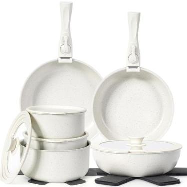 Imagem de Conjunto de utensílios de cozinha SODAY, 17 unidades antiaderentes com