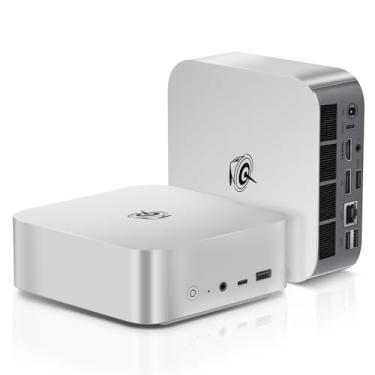Imagem de Beelink Mini Pc Ser8 Amd Ryzen 7 8745Hs Mini Computadores (8C/16T, Até 4,9 Ghz), 24 Gb Dual Ddr5 1 Tb Nvme Ssd, Micro Pc 4K A 120 Hz Triple Display/Hdmi+Dp1.4+Type-C/Wifi 6/Bluetooth 5.2/2.5 Gbps Et