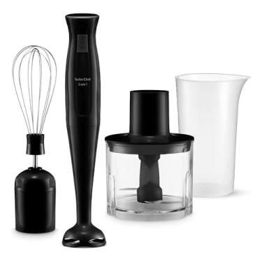 Imagem de Mixer Elétrico, Triturador, Liquidificador 20, 3 em 1, 200W, 220V Preto