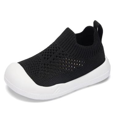 Imagem de Engtoy Bebê-Unissex Sapatos De Bebê Meia Para Caminhada Bebês Chinelos Infantis Antiderrapantes Respiráveis Com Sola Borracha Macia Tênis Meninos Sem Cadarço