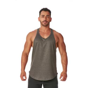 Imagem de Regata Masculina Cavadona Academia Fitness Esporte Corrida Leve Macia 