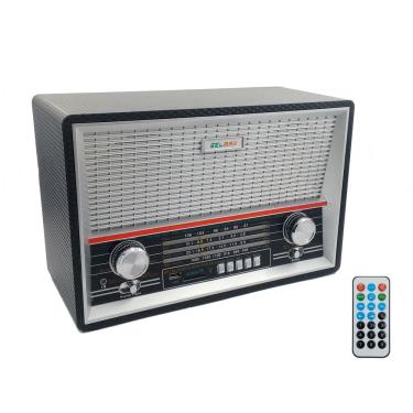 Imagem de Rádio Retrô Com Controle Bluetooth Bt 2068 Livstar