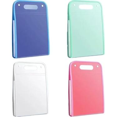 Imagem de Pasta de Arquivo A4 Organizadora de Material Escolar Arquivos Sanfonada(3,Aleatório)