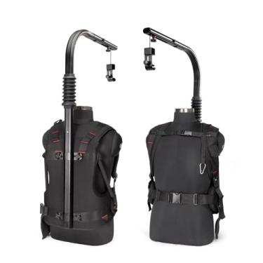 Imagem de FLYCAM Suporte de corpo estabilizador Flowline 400N para câmera e cardan (8-10 Kg/17-22lb). Ergonômico e confortável, aumenta a estabilidade da foto. Altura ajustável, posicionamento de configuração