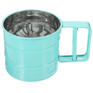 Imagem de Peneira De Farinha Rede De Açúcar De Aço Inoxidável Peneira De Mão Peneira Manual Coador De Pó Peneira De Farinha De Aço Inoxidável Peneira De Pó Acessórios Manivela Produtos