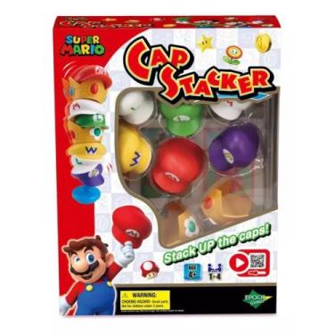 Imagem de Jogo Super Mario Cap Stacker Torre de Chapeu - Epoch Games 7554