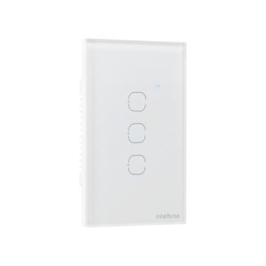 Imagem de Interruptor Smart Zigbee Touch 3 Branco Ezs 1003 Intelbras