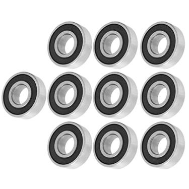 Imagem de 6202 Rs Rolamento Preto Rolamento de Aço de Ranhura Profunda Rolamento de Bola 15 Mm para Várias Peças de Máquinas