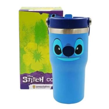 Imagem de Copo Térmico Infantil com Alça Stitch 650ml Zona Criativa