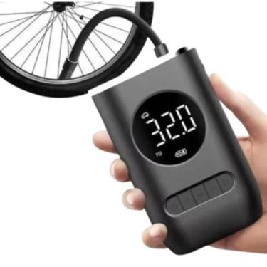 Imagem de Compressor de Ar Portátil Recarregável Digital USB Calibrador - Car ai