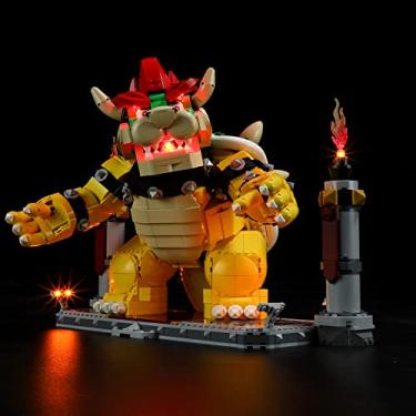 Imagem de GEAMENT LED Light Kit Compatible with Lego The Mighty Bowser - Lighting Set for Super Mario 71411 Building Model (Lego Set Not Included)