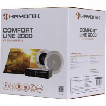 Imagem de Kit Som Ambiente 200W Comfort Line Hayonik
