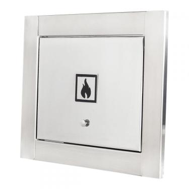 Imagem de Visor De Gás Em Inox Escovado Design Moderno Clean