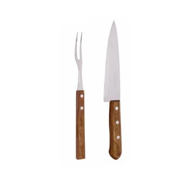 Imagem de Kit Garfo E Faca Para Churrasco - Simonaggio