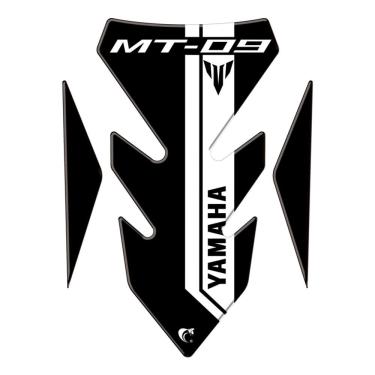 Imagem de Protetor Tanque Moto Yamaha Mt09 Branco E Preto Cor Branco E Preto