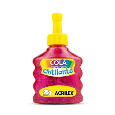 Imagem de Cola Cintilante 95g - Acrilex Pink