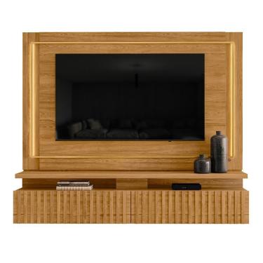 Imagem de Painel Home Suspenso Gaia Cumaru Para Tv Até 75 Madetec Cumaru