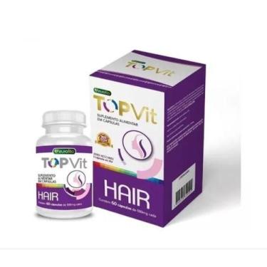 Imagem de Top Vit Hair C/60 Cp Vitamina Para Cabelos e Unhas - Geovit