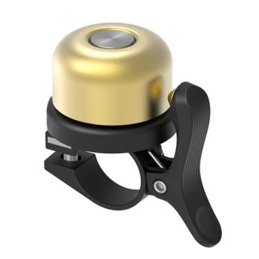 Imagem de LESOVI Campainha De Bicicleta Para Apple Airtag 120Db, Suporte Bicicleta, Rastreador Gps, À Prova D'Água, Clássico Latão, Esconde Air Tag Sob Proteção Antirroubo