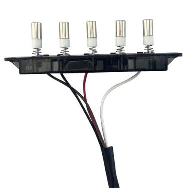 Imagem de XHSESA Botão De Pressão Para Exaustor Cozinha Cxw-200-Dj216/Dj103S/Dj105, Substituição Midea (Interruptor Linha Curta Com 5 Teclas)