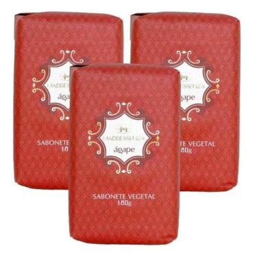 Imagem de KIT 3 Sabonetes em Barra Ágape Madressenza 180g