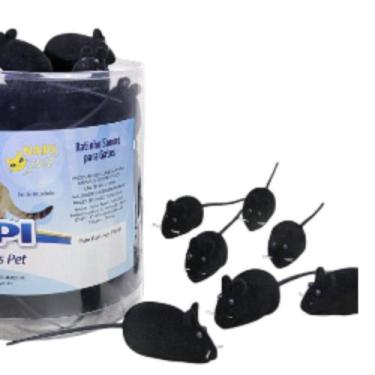 Imagem de Brinquedo Para Gatos Napi Rato Com Som - 50 Unidades