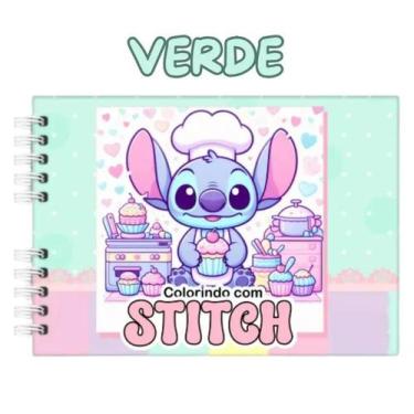 Imagem de Livro de Colorir Stitch fofo infantil caderno de desenho para pintar 5