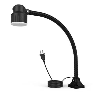 Imagem de S SHUN CAN DA Luz De Trabalho Led, Lâmpada De Pescoço De Ganso Flexível De 20 Pol. Com 35 Leds, Luz De Máquina De 1200 Lúmens Para Torno, Fresadora Cnc, Furadeira, Prensa, Máquina De Costura, Ilumin