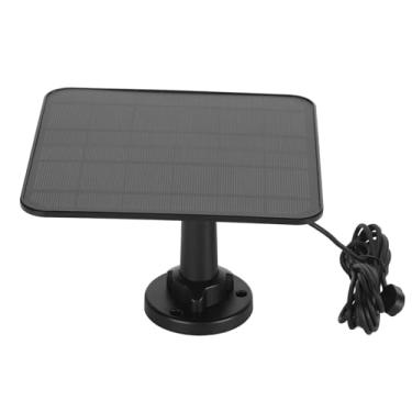 Imagem de Keenso Carregador Solar de Alta Eficiência para Pro 3 Pro 4 2 CameraProof Construction Com 360 Suporte Rotativo (Preto)