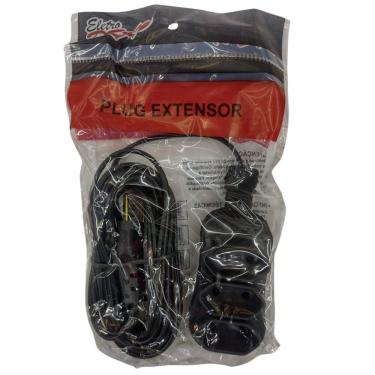 Imagem de Extensão Elétrica 5 metros com 3 Tomadas Reforçada e Segura