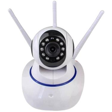 Imagem de Câmera Ip Sem Fio 360° 3 Antenas Hd Wifi Visão Noturna
