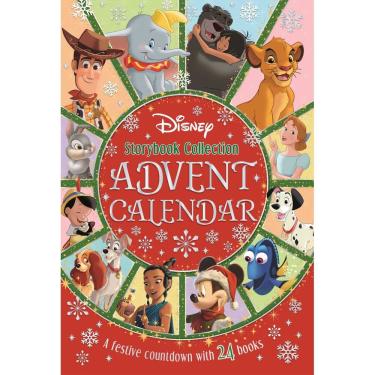 Imagem de Calendário do Advento, coleção de livros de histórias da Disney com 24 livros