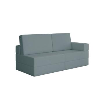 Imagem de Sofá Cama Modular Flip 2 Lugares Magic Azul