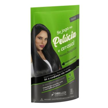 Imagem de Henê Gel Embelleze Pelúcia Preto Carvão 180g