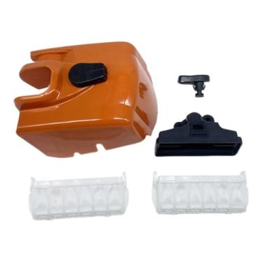 Imagem de Fenteer Kit de tampa de filtro de ar, carcaça de filtro de ar, componentes de fácil instalação, peça de reposição leve para MS230 MS250 MS210