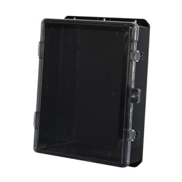 Imagem de KiBcsLic Caixa de distribuição de energia elétrica externa, plugue de proteção, disjuntor de alta resistência, proteção contra intempéries para oficina, 22.9 Cm X 8.5 Cm X