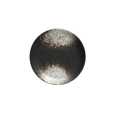 Imagem de TROSIQUANJIA Prato raso redondo de cerâmica japonesa prato de bolo de sobremesa para bife de café da manhã - Branca de Neve (18 cm)