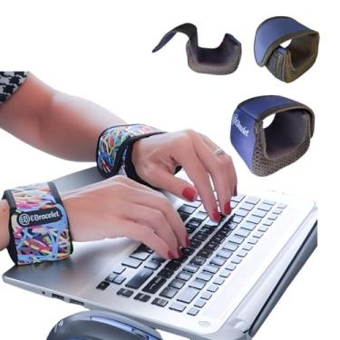 Imagem de PAR Apoio de Punho para Teclado e Mouse Ergonômico (AZUL)