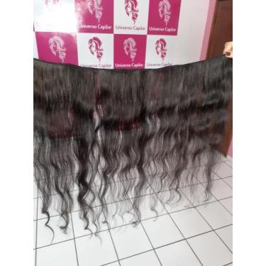 Imagem de  cabelo humano liso ondulado Telado 65cm - universo capilar