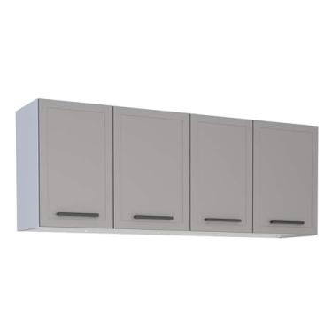 Imagem de Armário Aéreo Aço Juno 1346Mm Cinza Montado (140) Cozimax