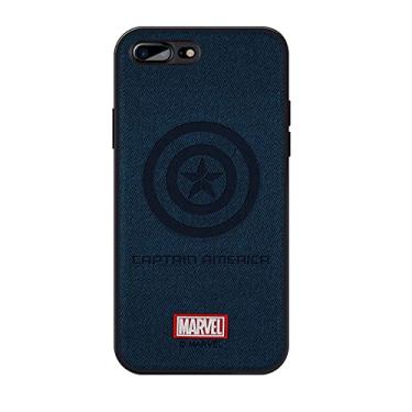 Imagem de IRON SPIDER Capa para iPhone 8 Plus, com personagem de super-herói iPhone 7 Plus, capa de couro azul