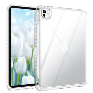 Imagem de BENTOBEN Capa para iPad Pro 11 polegadas M4 (2024, 5ª geração), fina e leve, proteção contra impactos e quedas, traseira antiarranhões com borda elevada resistente a impactos à prova de choque para