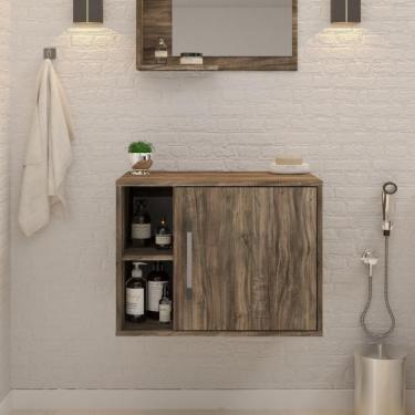 Imagem de Gabinete Soft 600 Perffect Acetinado Carvalho Dark