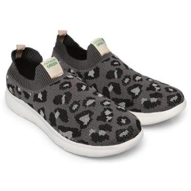 Imagem de Tênis Ortopédico Mironneli Green Sustentável Knit Leopardo-Feminino