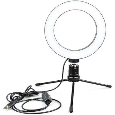 Imagem de Luz e Iluminador Ring Light 6 Polegadas 36 Led Usb Led Misto Mesa